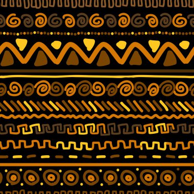 tasarımınız için etnik geometrik süsleme el yapımı deseni