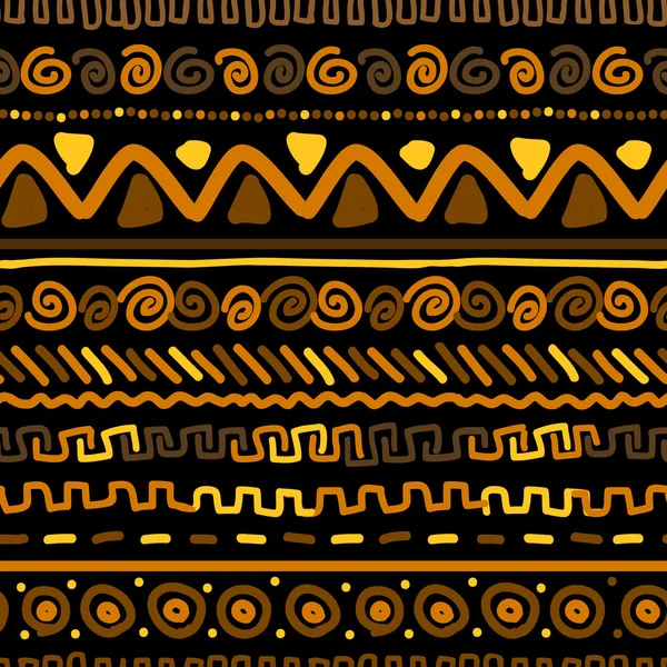 手作りのパターン設計のための民族の幾何学的な飾り — ストックベクタ