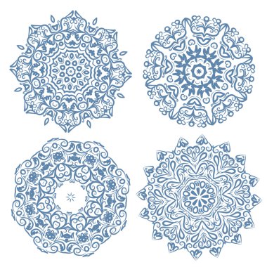 Set of arabesque ornament for your design clipart