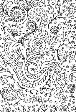 tasarımınız için süs çiçek seamless modeli