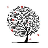 Family tree sketch for your design