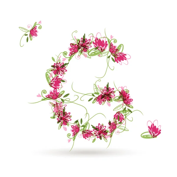 Free Free 220 Floral Letter G Svg SVG PNG EPS DXF File
