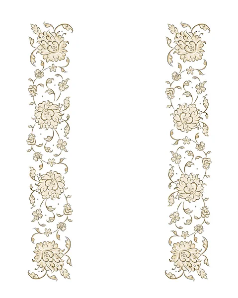 Viñeta floral para su diseño — Archivo Imágenes Vectoriales