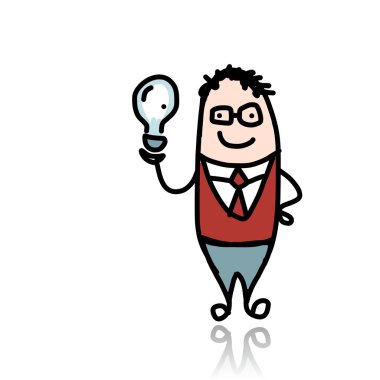 işadamı hakkında fikir edinmek, tasarımlarınız için kroki