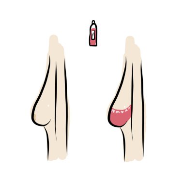 kadın meme kroki tasarımınız için