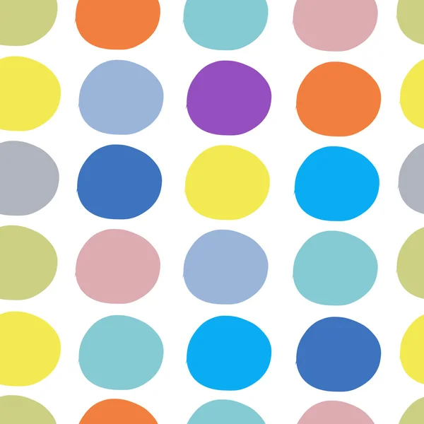 Abstrakt cirklar mönster sömlös för din design — Stock vektor