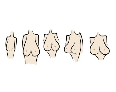 kadın meme kroki tasarımınız için