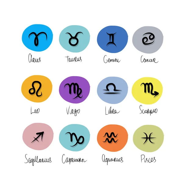 Zodiac signs collection for your design Stock Vector Image by ...