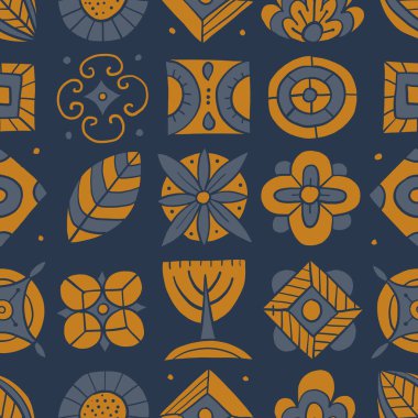 Talavera kusursuz desen. Etnik Arkaplan