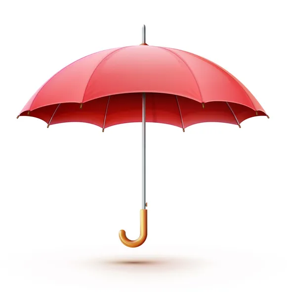 Roter Regenschirm — Stockfoto