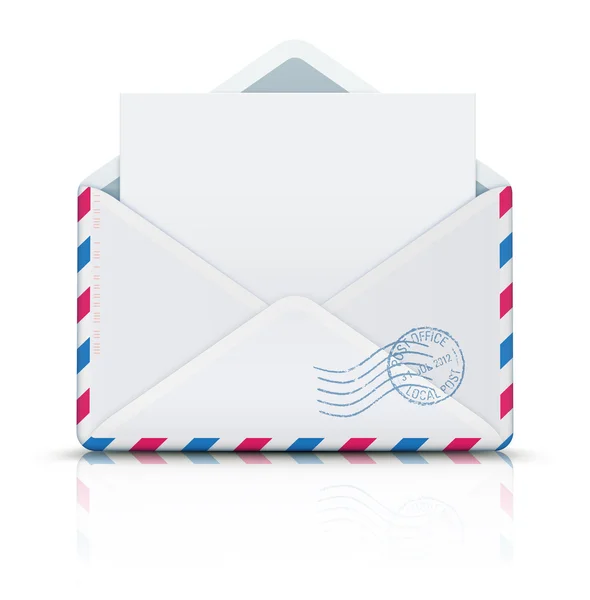 Luchtpost post envelop — Stockvector