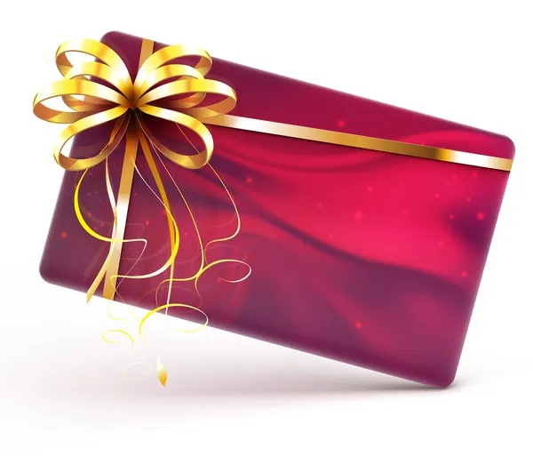 Tarjeta regalo — Vector de stock