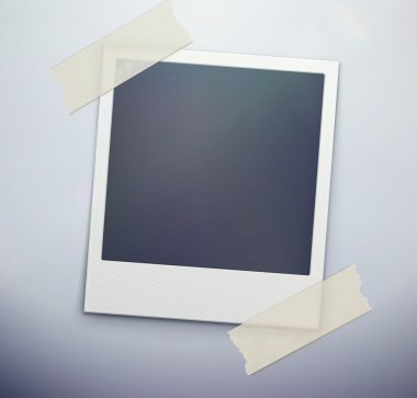 polaroid photo frame clipart