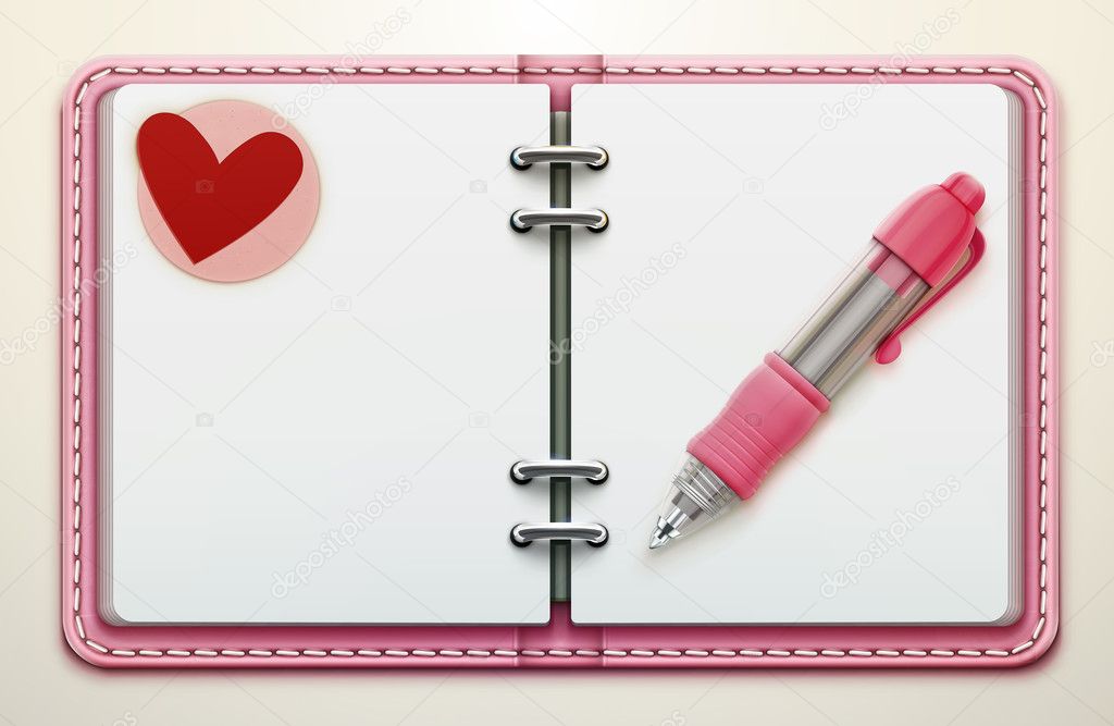 Personal organiser — Stock Vector © ladyann 19824405