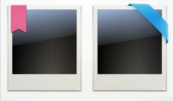 Retro polaroid fotoframes — Stockfoto