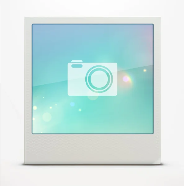 Marco de fotos polaroid retro — Archivo Imágenes Vectoriales