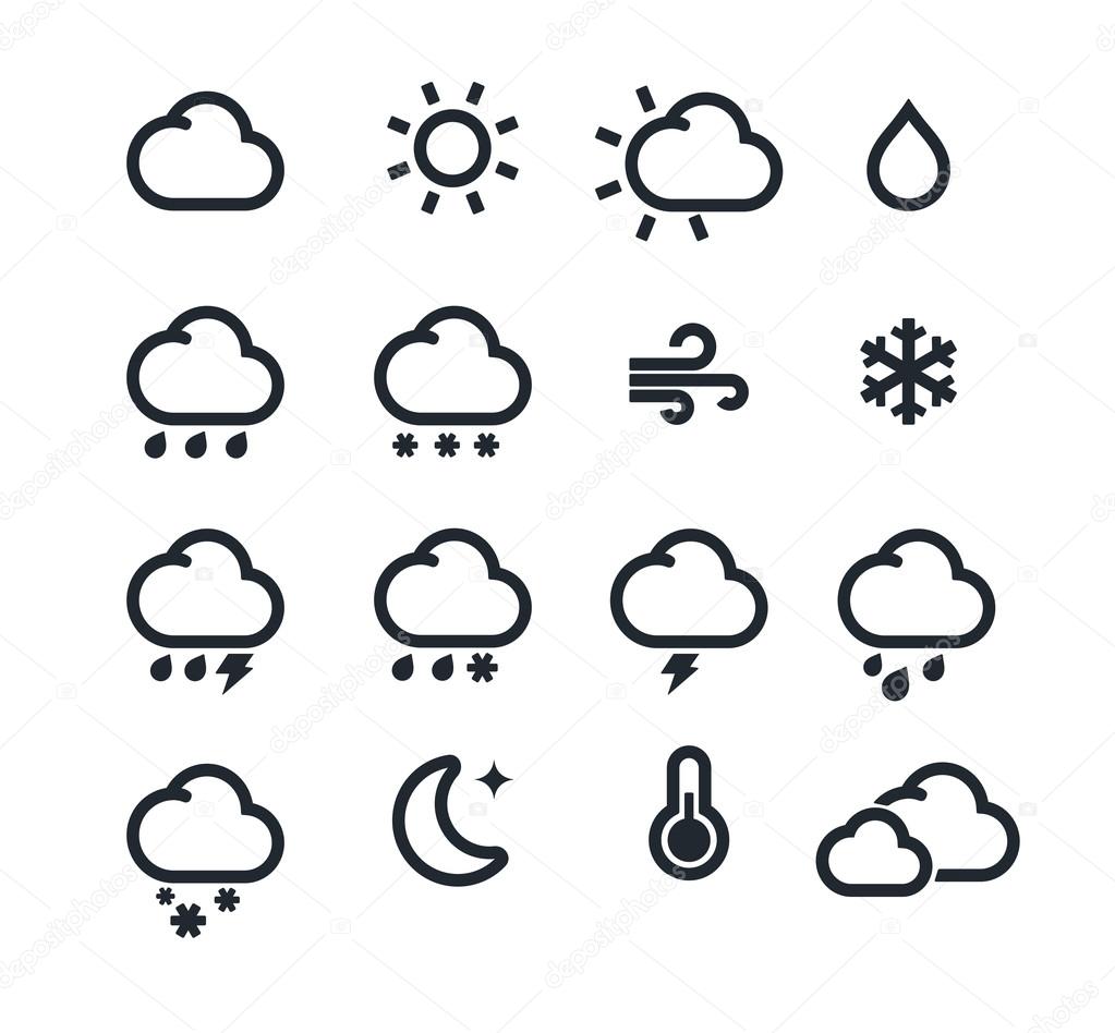 Weather icons