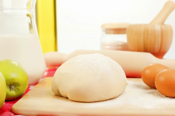 Diferentes productos para hacer pan —  Fotos de Stock