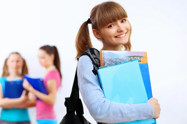 Estudiante con libros — Foto de Stock