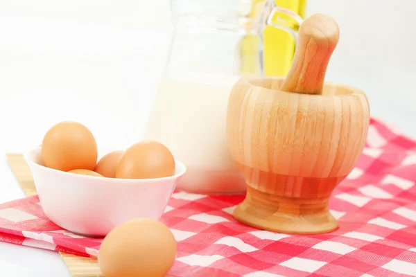 Brown chicken eggs — Stock Photo, Image