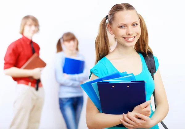 Estudiante con libros — Foto de Stock