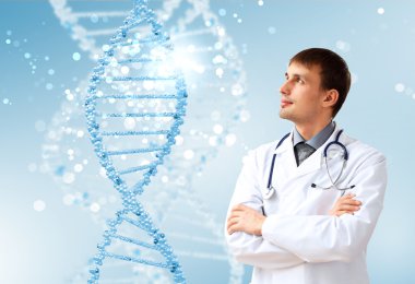 DNA ipliği illüstrasyonu
