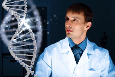 DNA ipliği illüstrasyonu