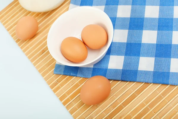 Different products to make bread — Stock Photo, Image