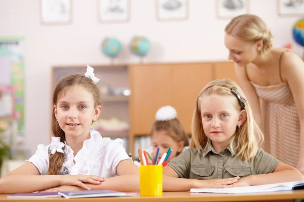 Leraar op school Rechtenvrije Stockafbeeldingen