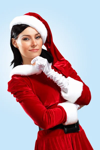 Pretty santa girl — Stock Photo, Image