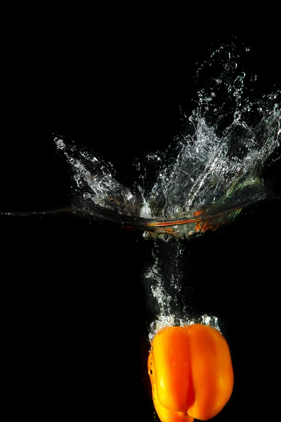 Oranžová paprika — Stock fotografie
