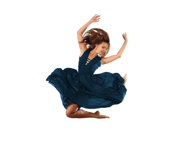 Young female dancer jumping — Stock Photo, Image