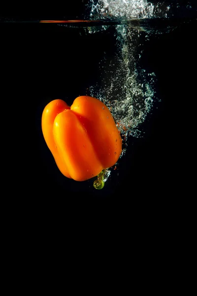 Tatlı turuncu biber — Stok fotoğraf
