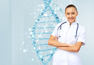 DNA ipliği illüstrasyonu