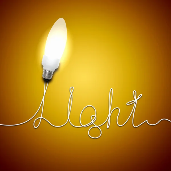Ecology bulb light — Stock Photo, Image