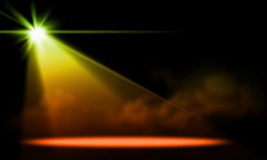 sahne ışıkları. illüstrasyon.