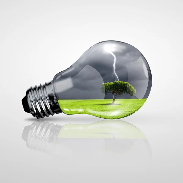 Simboli energetici verdi — Foto Stock