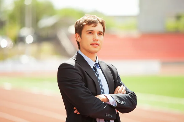 Portrait of a businessman, Outdoor — Stock Photo, Image