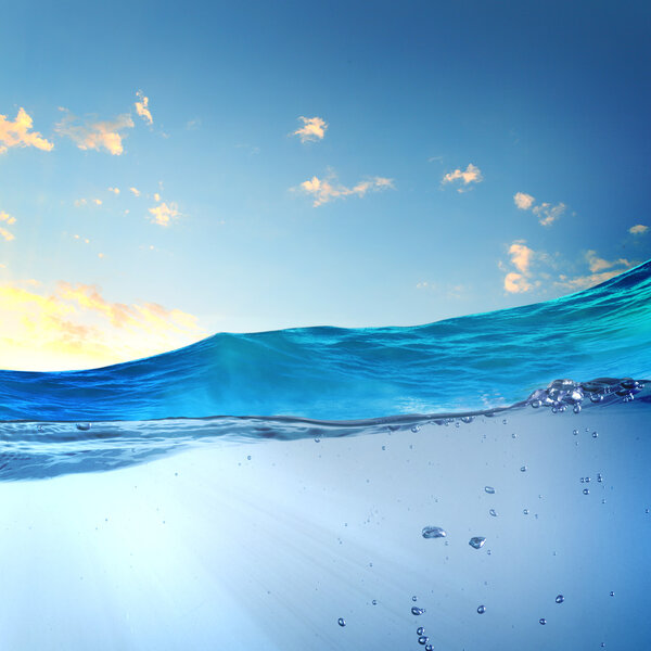 Закатный морской пейзаж
