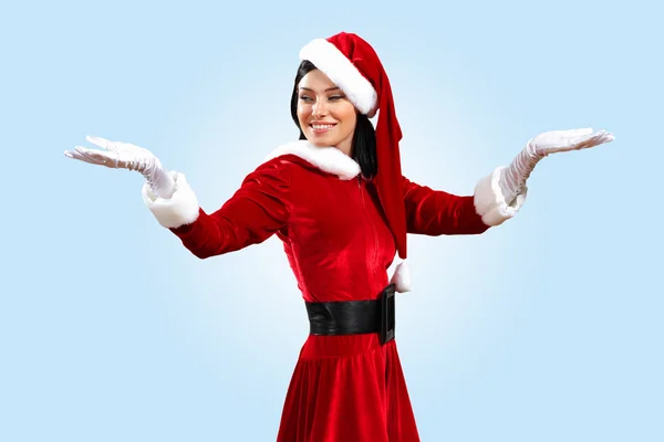 Pretty santa girl — Stock Photo, Image