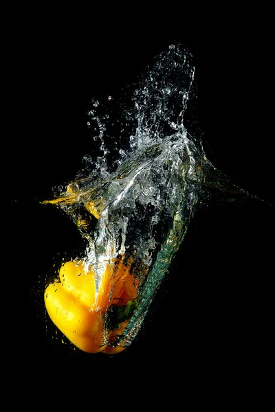 Γλυκιά κίτρινη πιπεριά — Φωτογραφία Αρχείου