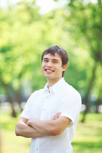 Young man outdoor — Stock Photo, Image