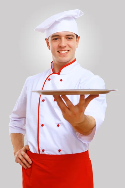 Portret kucharz — Zdjęcie stockowe
