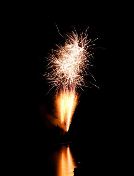 Brightly colorful fireworks — Stock Photo, Image