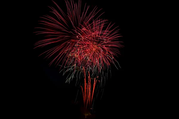 Helder kleurrijke vuurwerk — Stockfoto