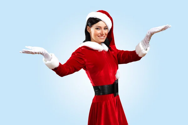 Pretty santa girl — Stock Photo, Image