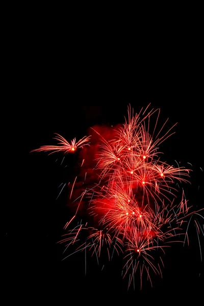 Brightly colorful fireworks — Stock Photo, Image