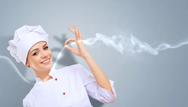 Retrato de un cocinero — Foto de Stock