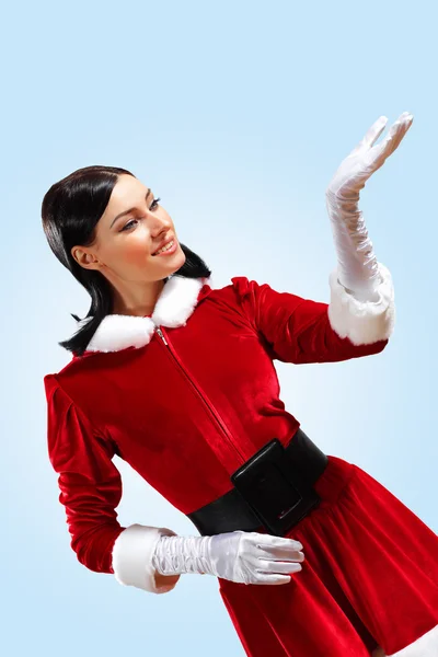 Pretty santa girl — Stock Photo, Image