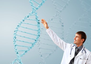 DNA ipliği illüstrasyonu